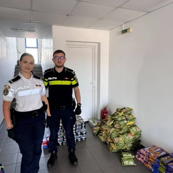 Marfă presupus furată din Germania, indisponibilizată de polițiști pe A1