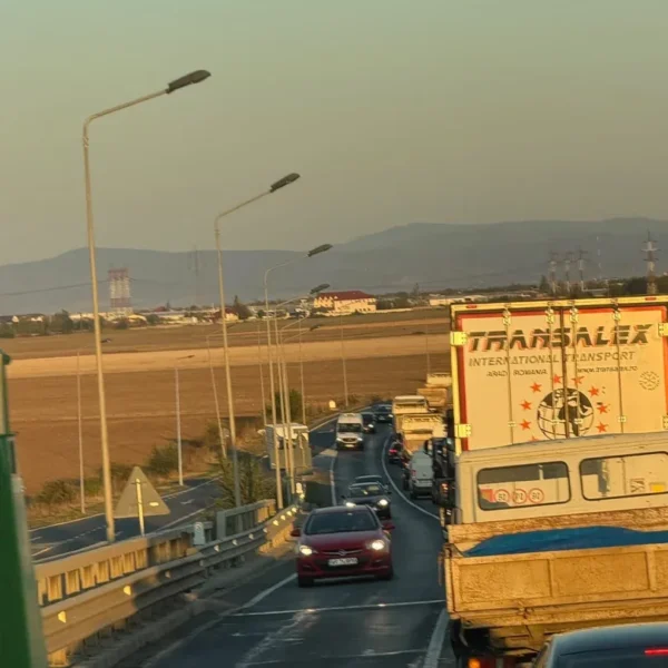 Protest al transportatorilor, cu câteva ore înainte ca platforma TollRo să devină operațională